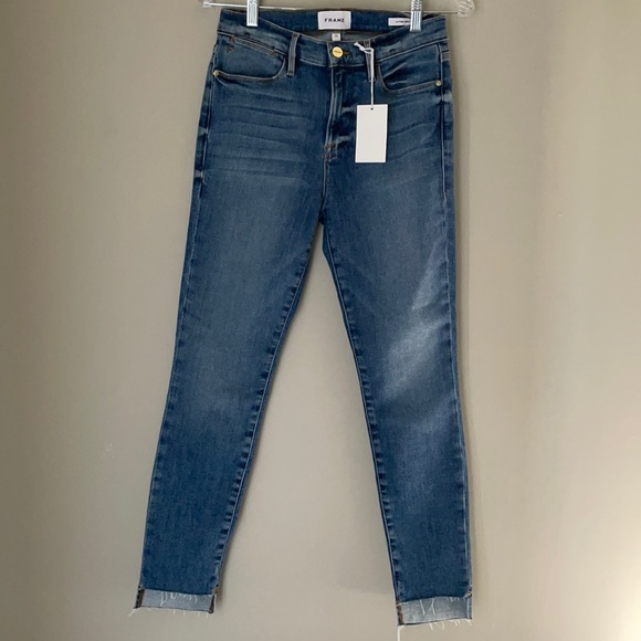 Frame Denim Denim - NWT Frame Le High Skinny Raw Edge Stagger Jeans In Westway